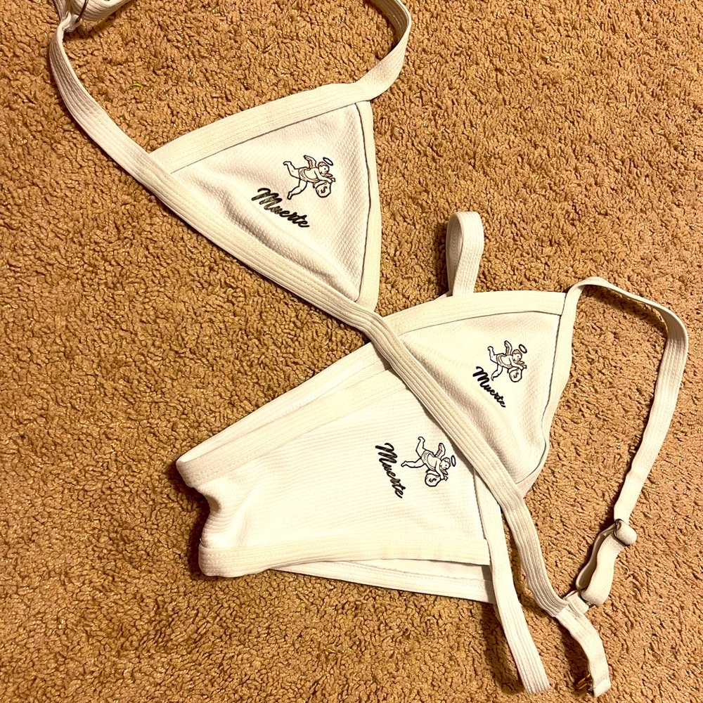 Muerte White Bikini Size M